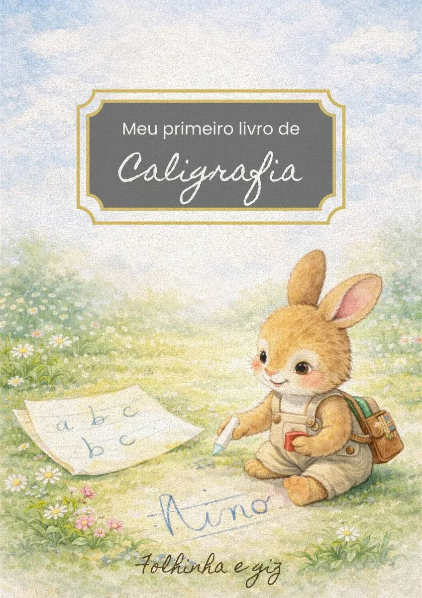 Capa do Meu primeiro livro de Caligrafia
